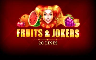 Fruits & Jokers: 20 lines game preview